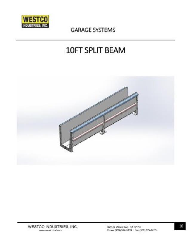 Rental store for WESTCO SPLIT BEAMS in Sunnyvale CA
