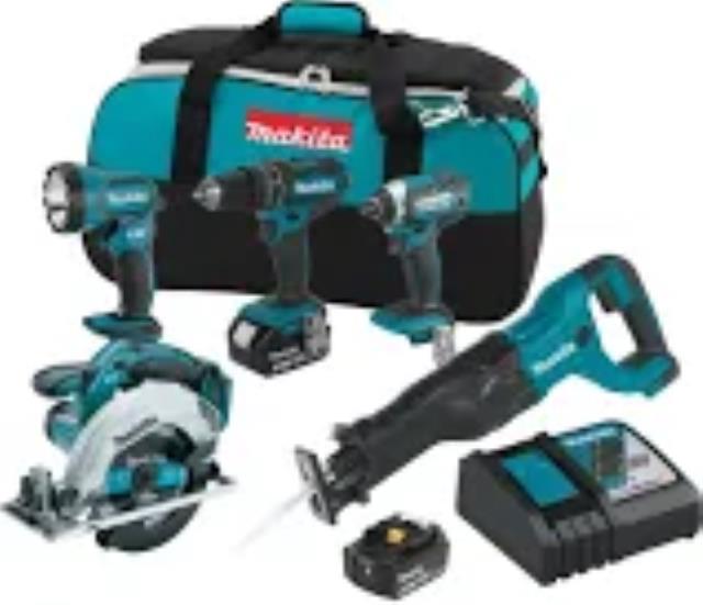 Rental store for MAKITA CORDLESS TOOL KIT  6-PCS in Sunnyvale CA