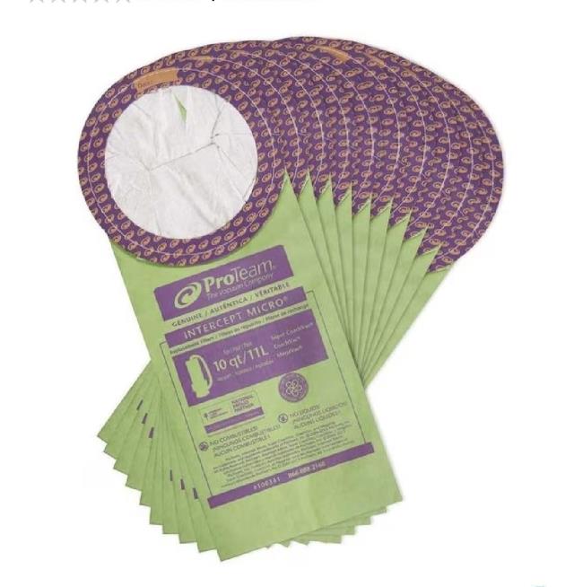 Rental store for BAG BACKPACK VACUUM PROTEAM  PK OF 10 in Sunnyvale CA