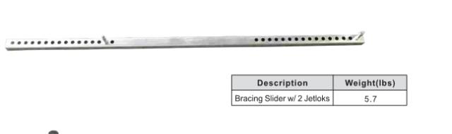 Rental store for PRO-SHORE BRACING SLIDER W 2EA JETLOKS in Sunnyvale CA