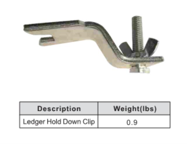 Rental store for PRO-SHORE LEDGER TO DROPHEAD CLIP in Sunnyvale CA