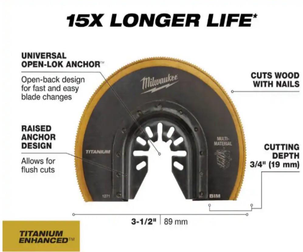 Rental store for BLADE 3-1 2  MULTI-TOOL BI-METAL in Sunnyvale CA