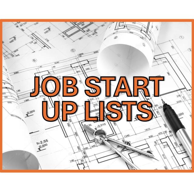 Rent Job Start Up Lists